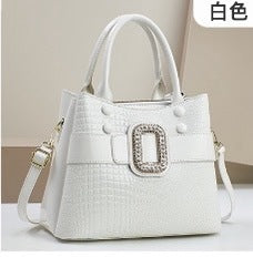 Stacey B's Lizard patterned single shoulder diagonal cross bag