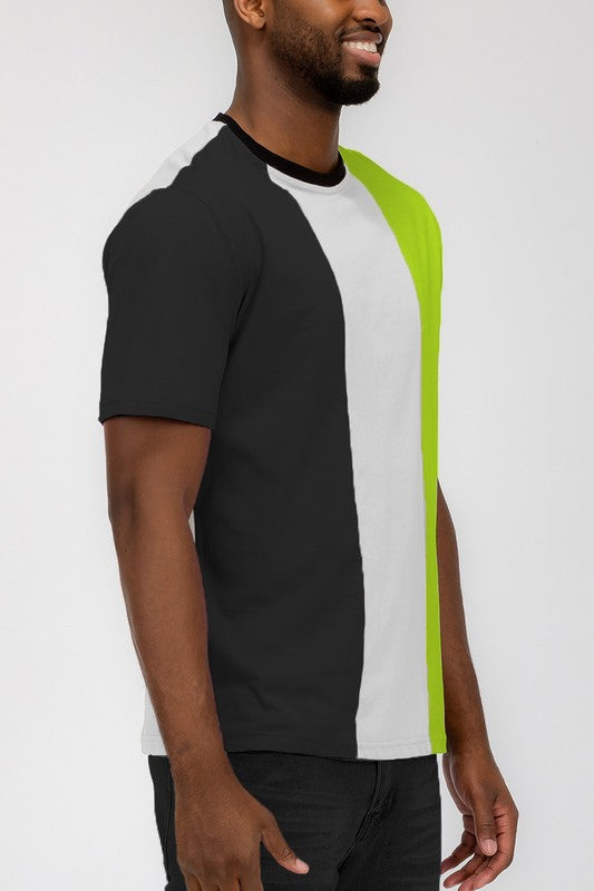 Stacey B's Mens Color Block T Shirt