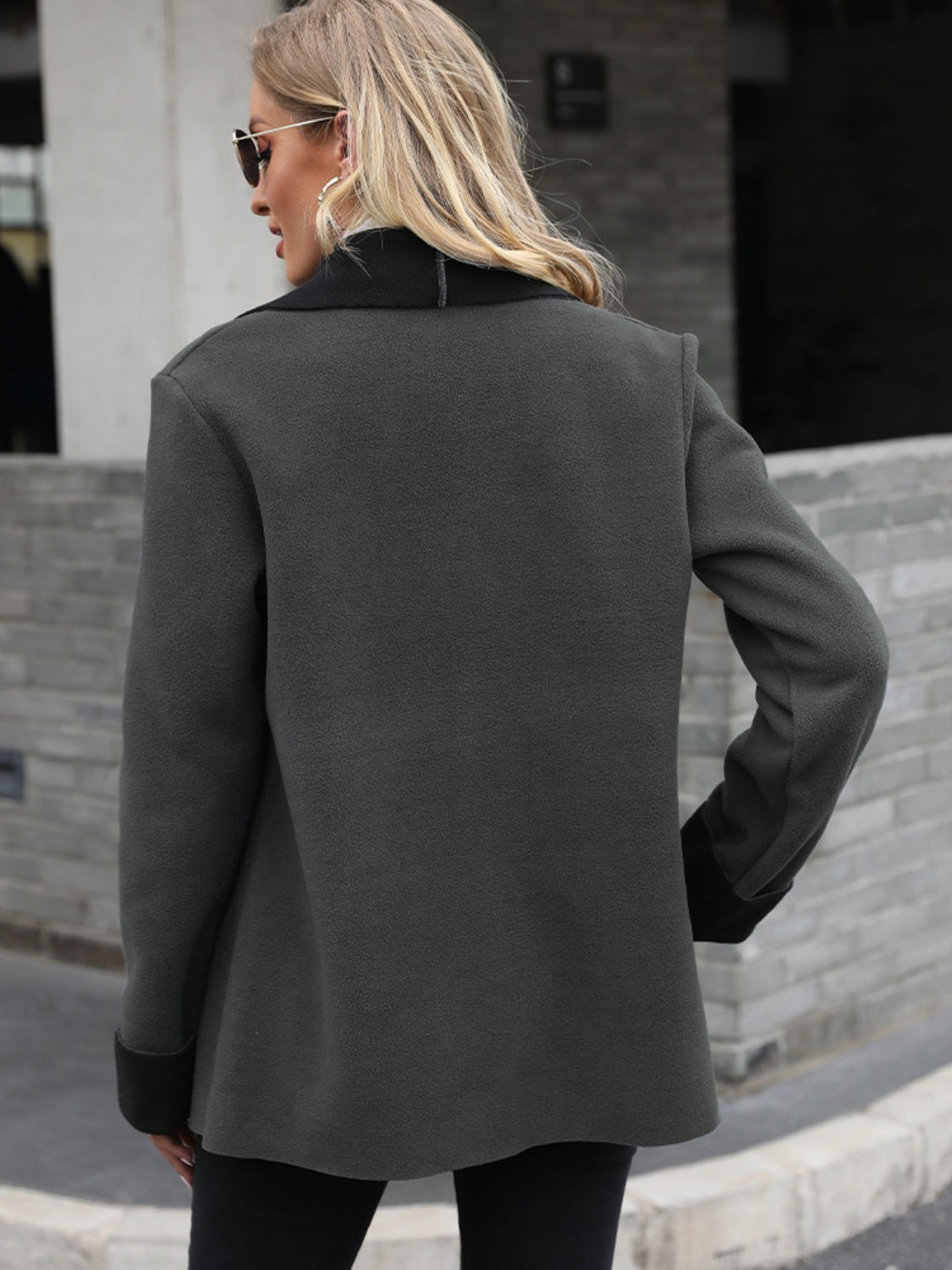 Stacey B's Open Front Long Sleeve Jacket