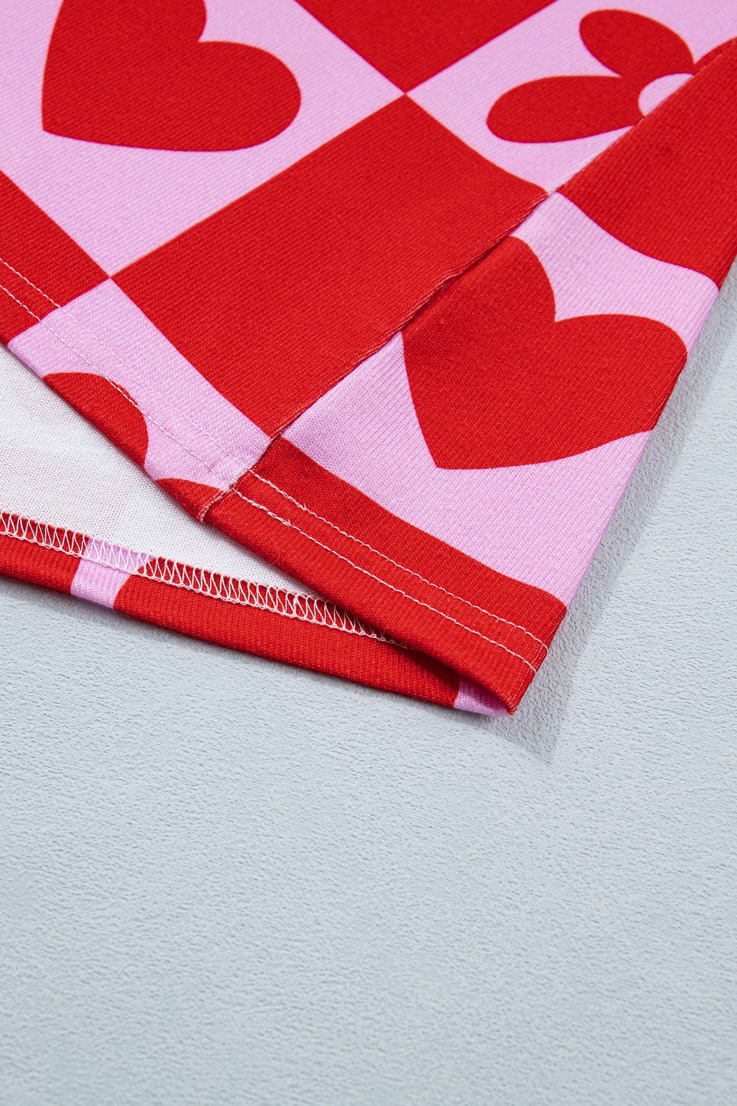 Stacey B's Red Dotted Heart Festive Valentine Blouse