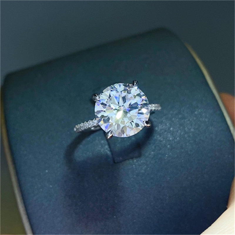 Stacey B's 5 Carat Moissanite 925 Sterling Silver Ring