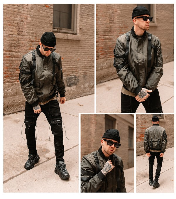 Stacey B's Mens Utlity Strap Jacket