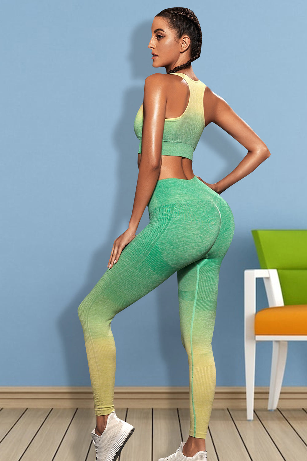 Stacey B's Gradient Sports Tank and Leggings Set