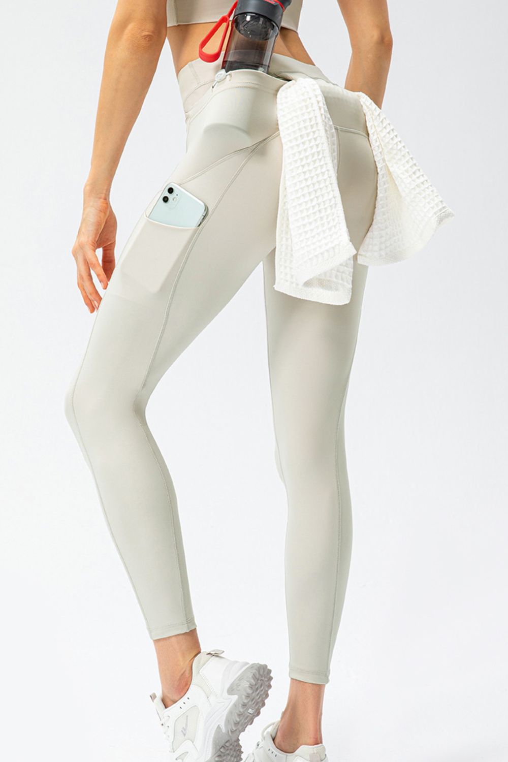 Stacey B's Full Size Slim Fit High Waist Long Sports Pants with Pockets