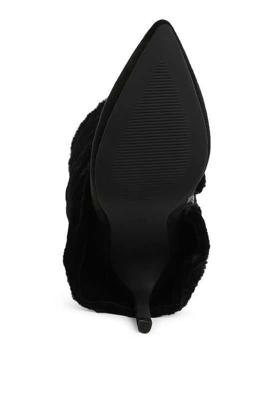 Stacey B's Everglade Fold-Over Calf-High Boots