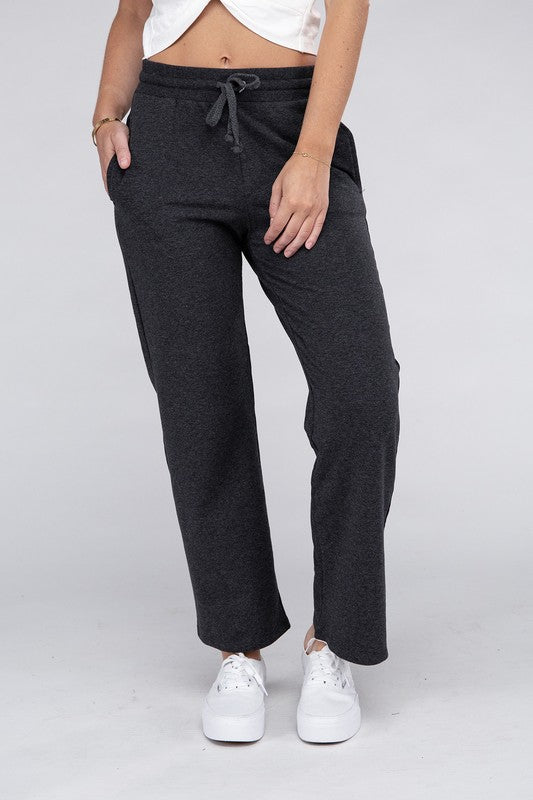 Stacey B's Lounge Wide Pants with Drawstrings
