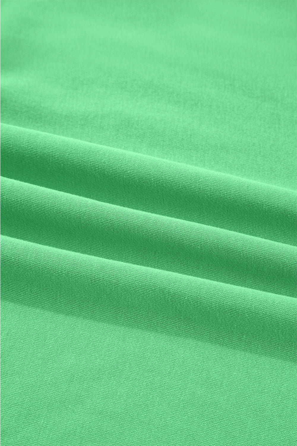 Stacey B's Bright Green Drop Shoulder Crop Pullover Drawstring Wide Leg Pants Set
