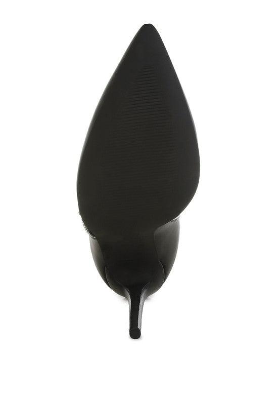 Stacey B's Kalina Rhinestones Chain Detail Boots