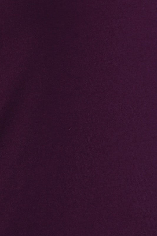 Stacey B's Plus Size Slit Front Maxi Top