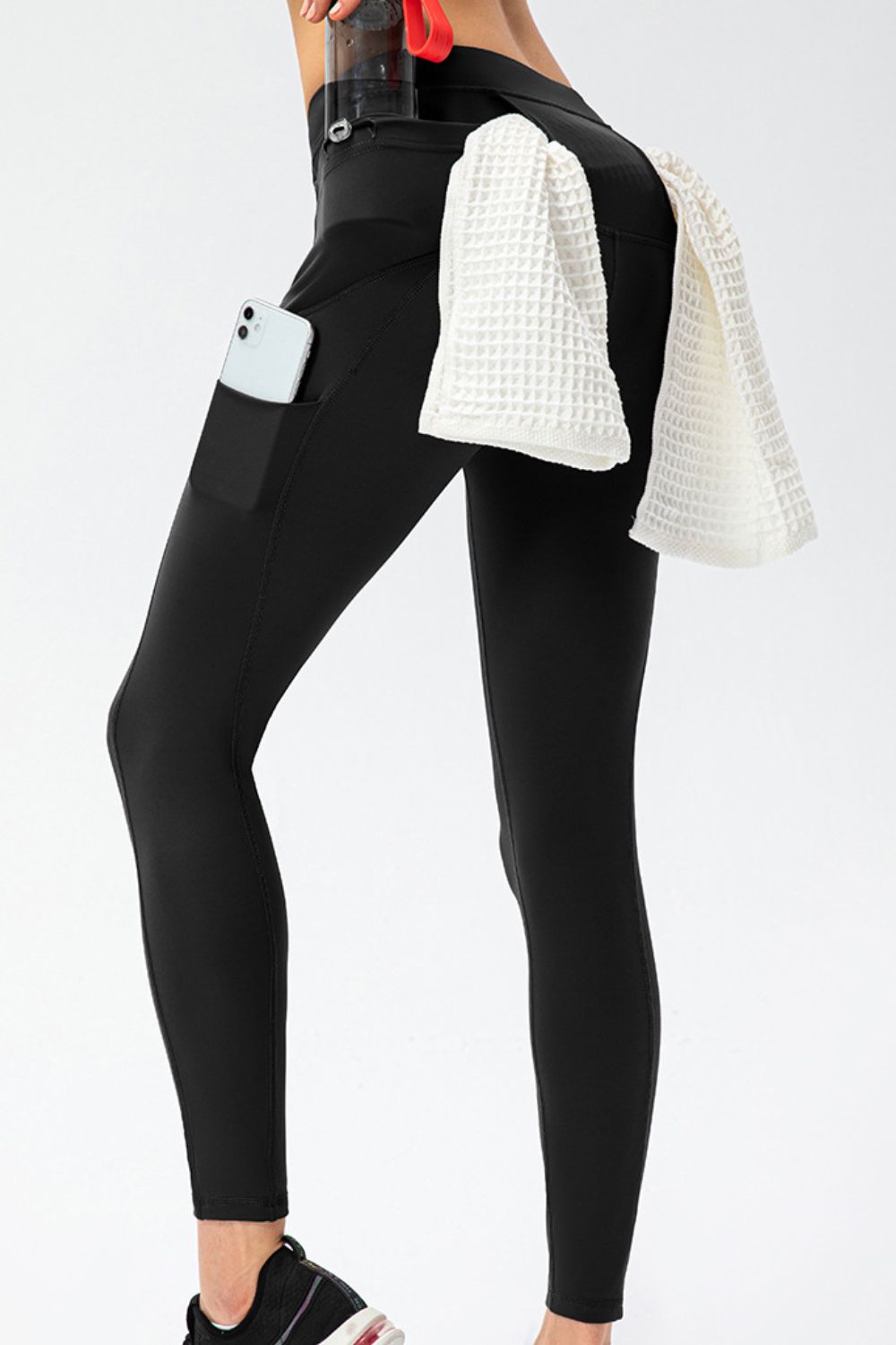 Stacey B's Full Size Slim Fit High Waist Long Sports Pants with Pockets