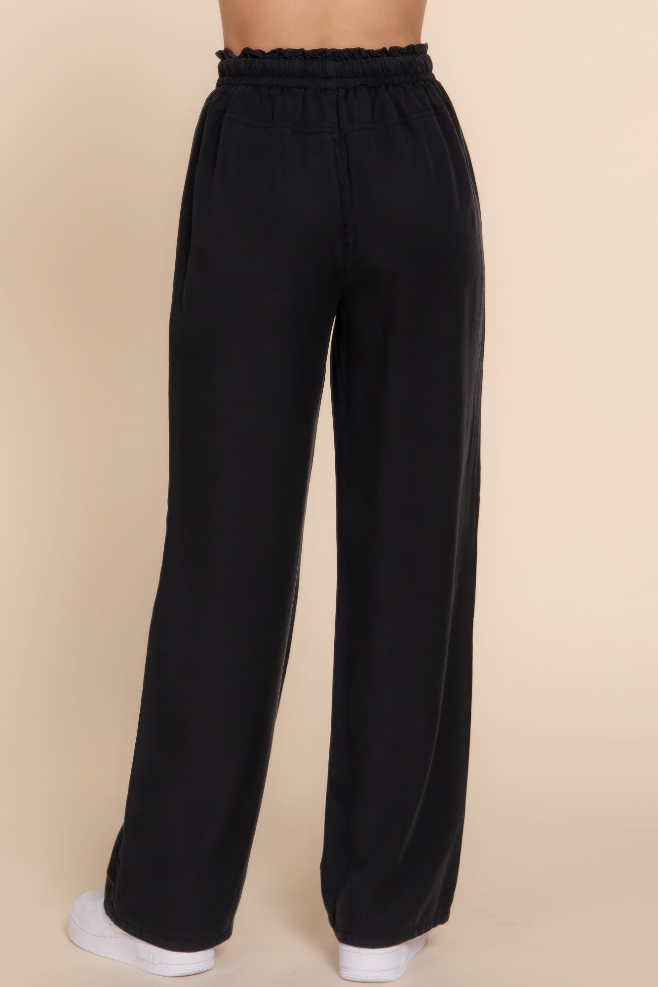 Stacey B's Elastic Waist Tencel Long Pants