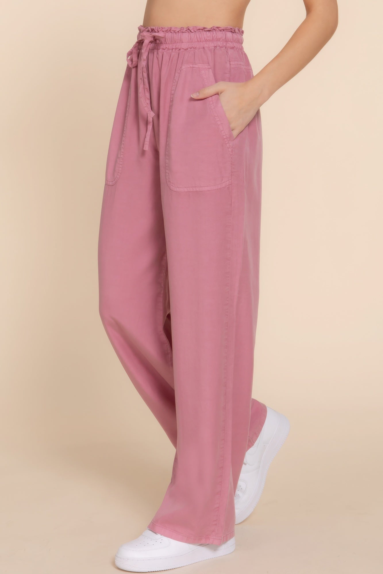 Stacey B's BElastic Waist Tencel Long Pants