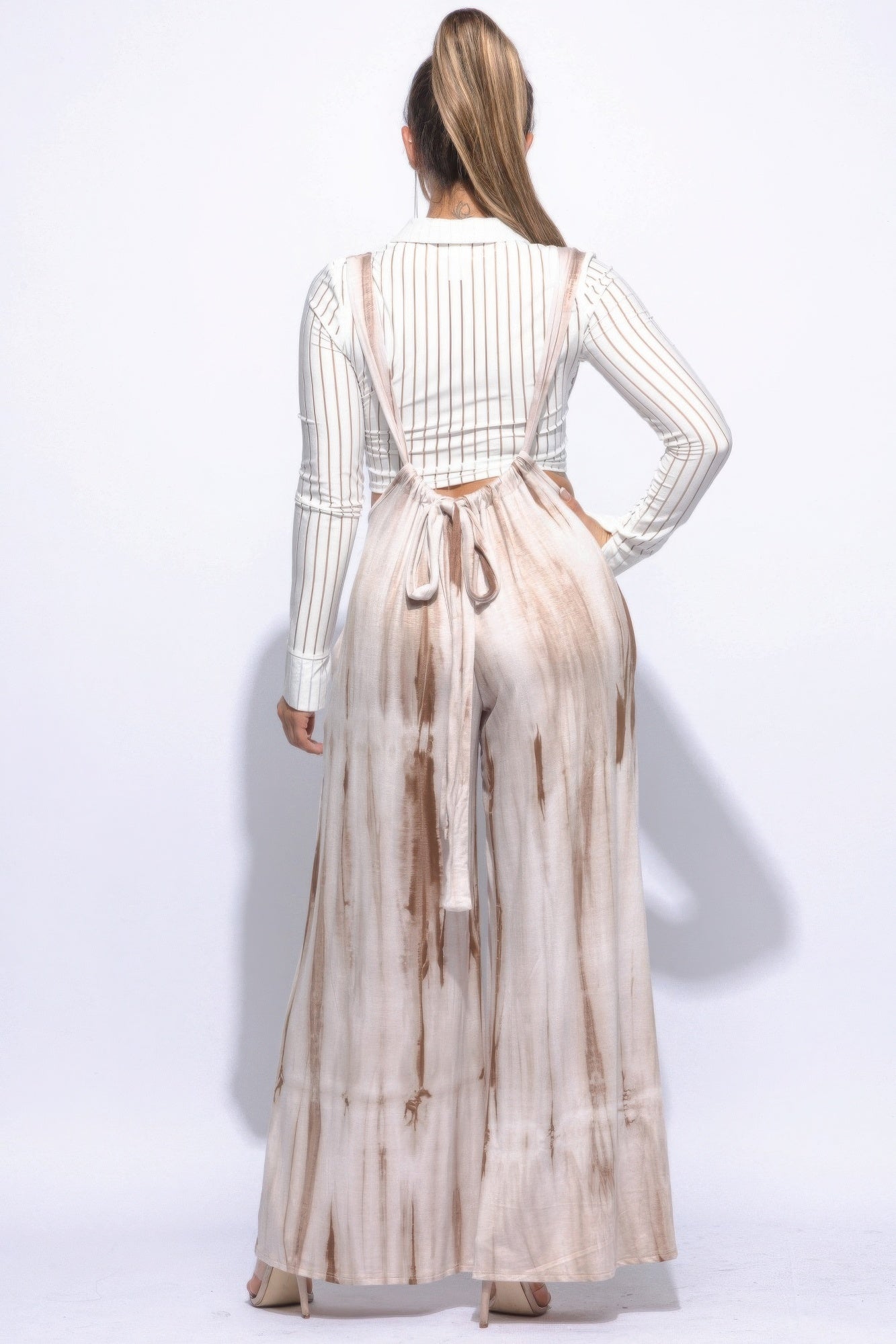 Stacey B's Drawstring Baggy Jumpsuit