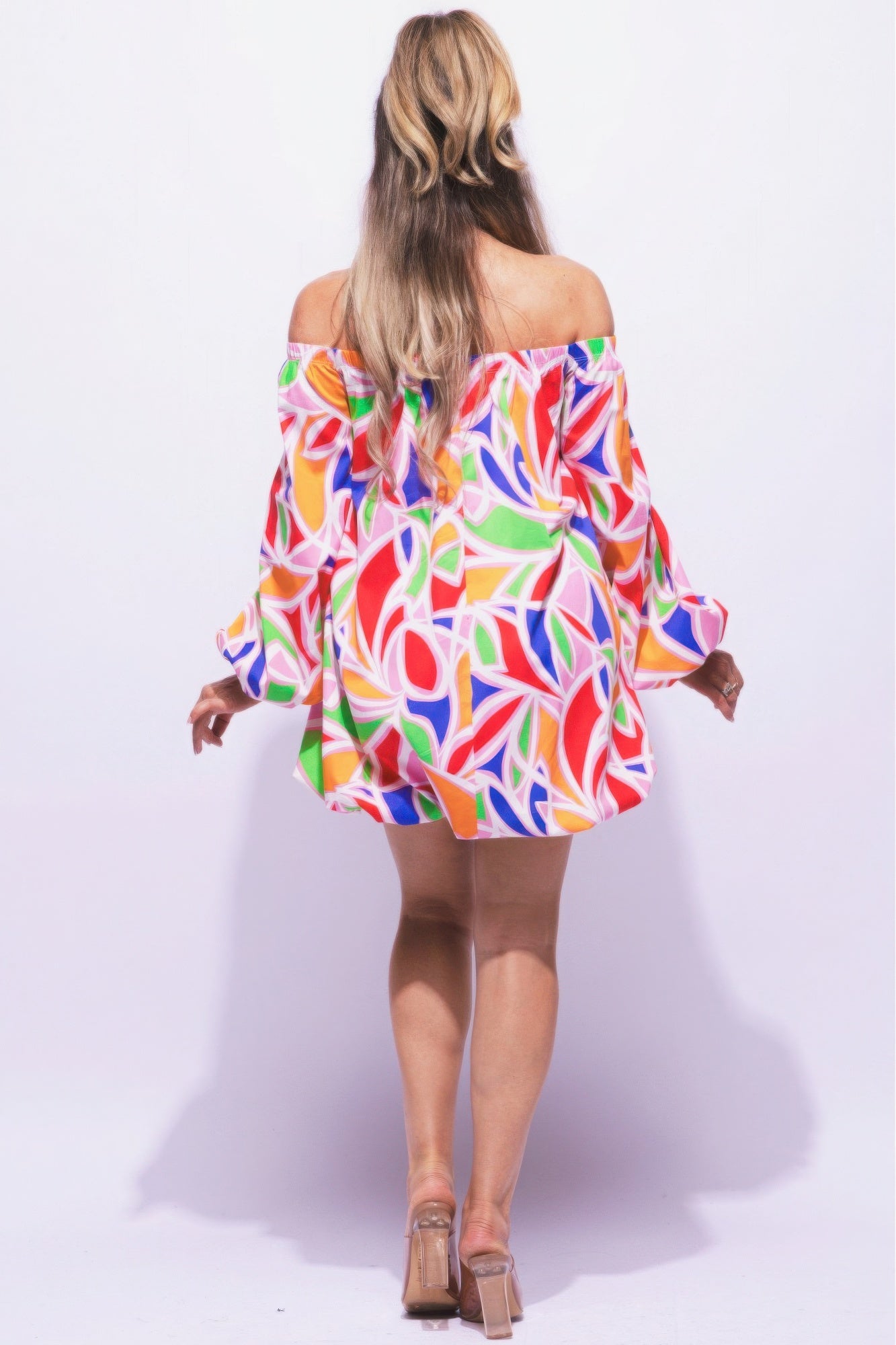 Stacey B's Off Shoulder Bubble Dress