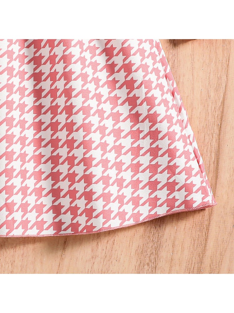 Stacey B's Lacework Patchwork Crewneck Girl Dresses