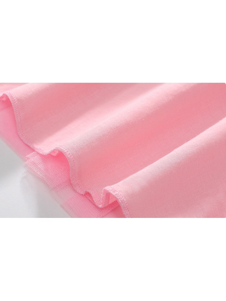 Stacey B's Patchwork Crewneck Cotton Girl Dresses