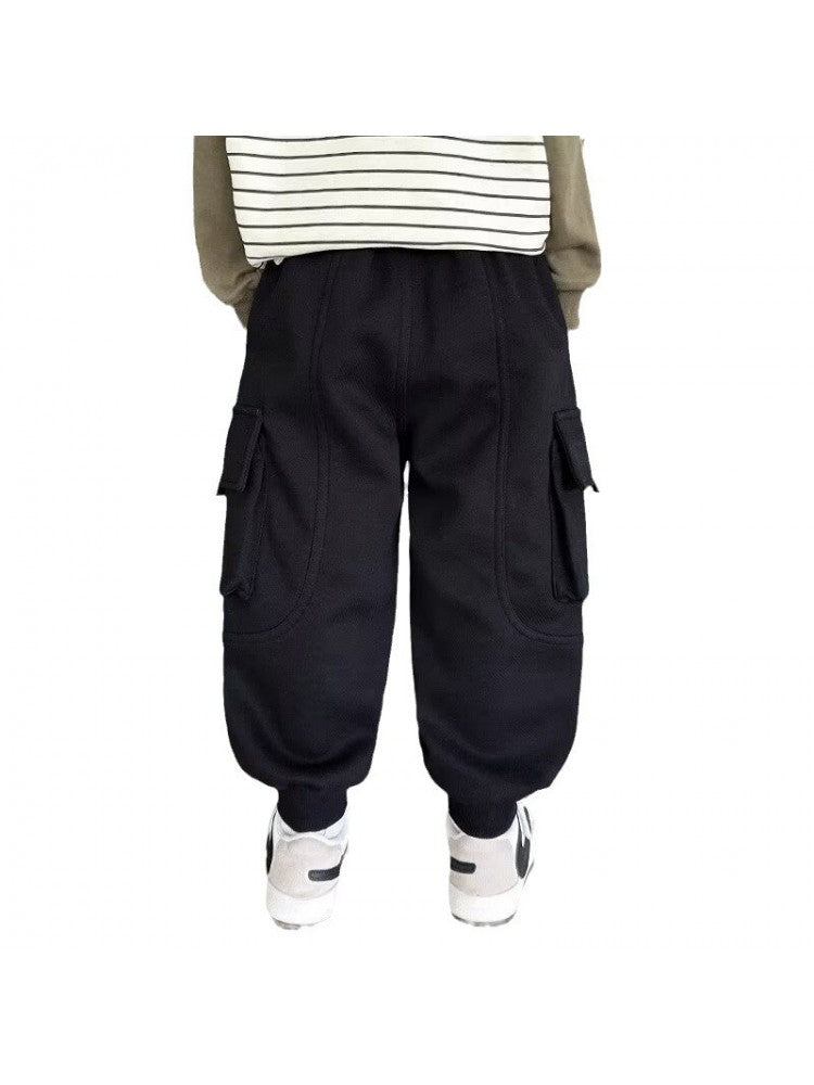 Stacey B's Cartoon Flounce Cargo Pocket Pants Boys Stylish & Fun
