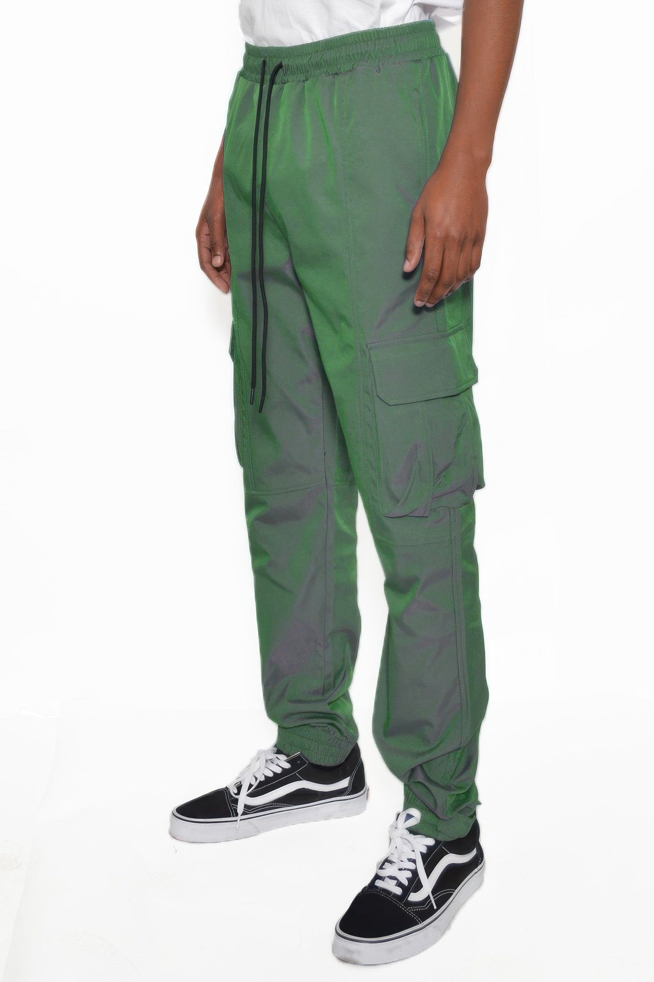 Stacey B's Peacock Iridesceint Jogger Pants