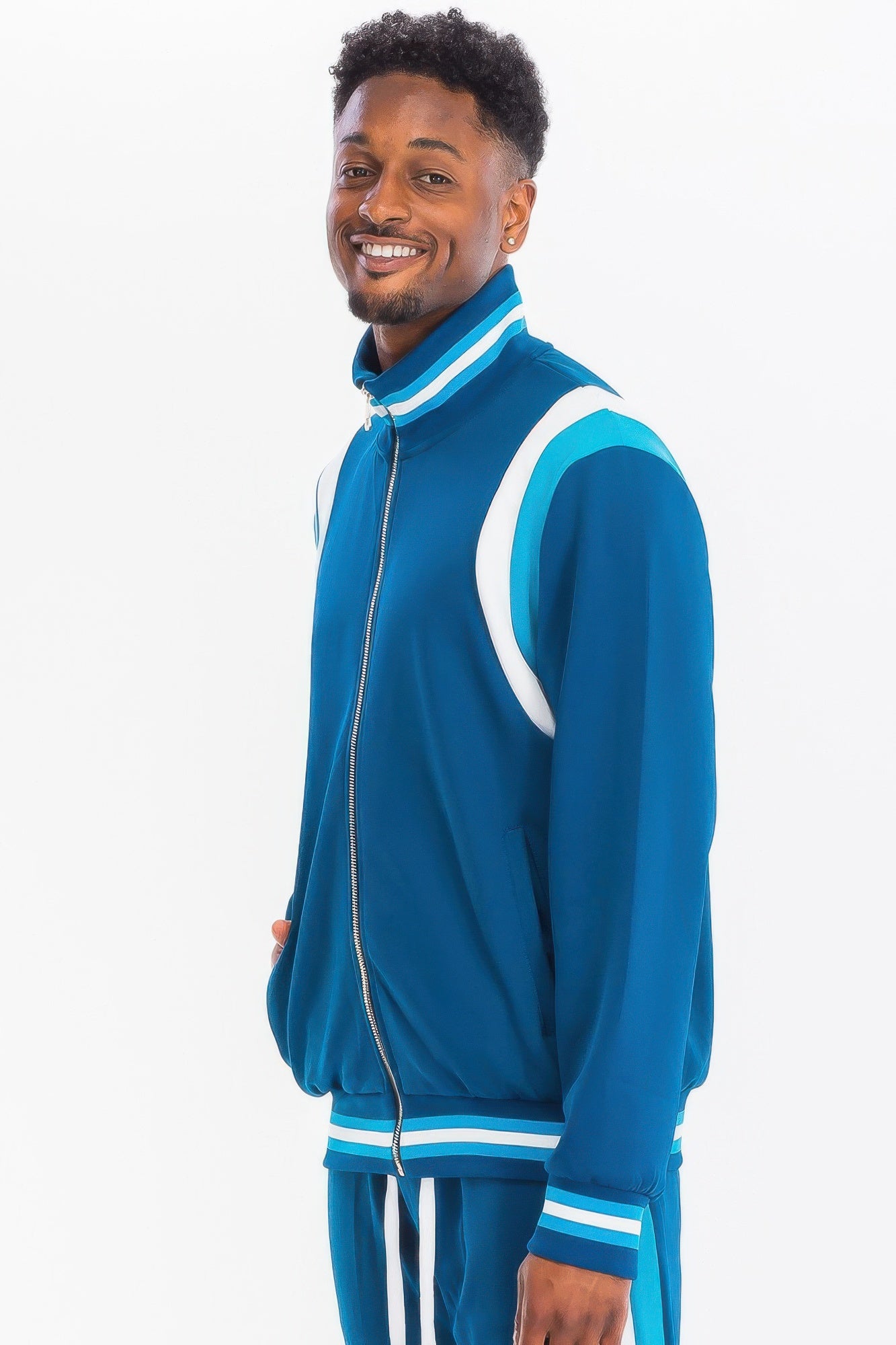 Stacey B's Chevron Stripe Track Jacket