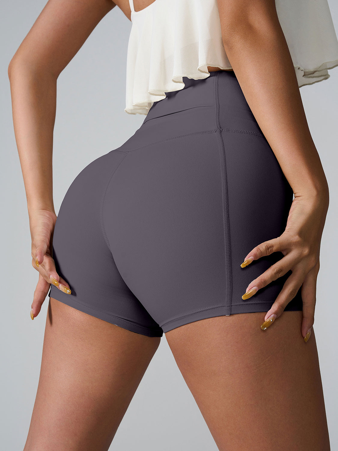 Stacey B's High Waist Active Shorts