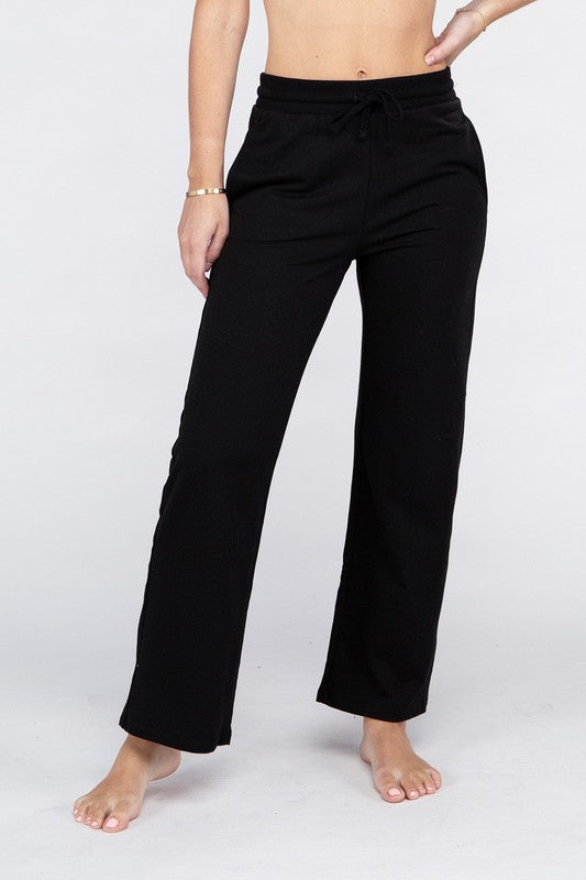 Stacey B's Lounge Wide Pants with Drawstrings