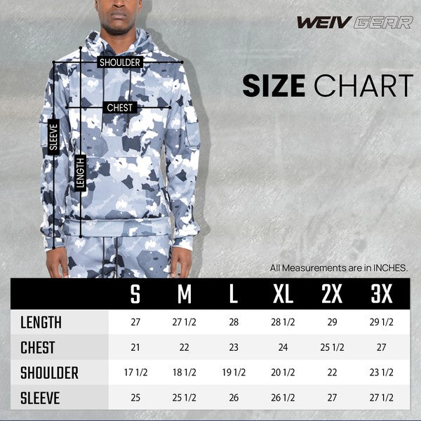 Stacey B's Full Camo Hoodie Cotton Sweat Set