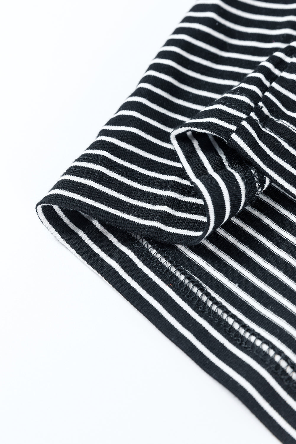 Stacey B's Black white Striped Print Buttoned Wide Leg Sleeveless Jumpsuit