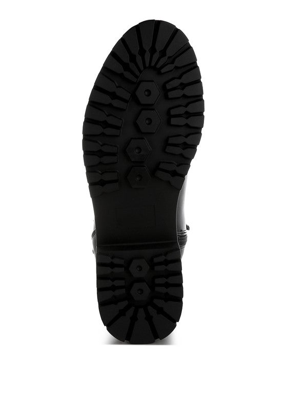 Stacey B's Antorin Chunky Buckle Detail Ankle Boots