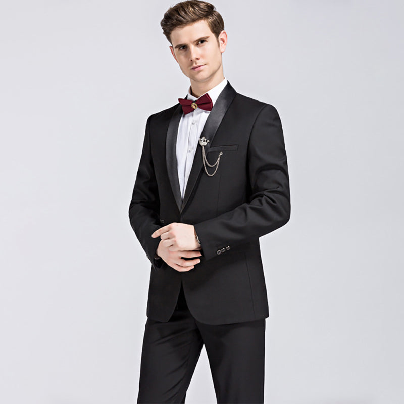 Stacey B's Men's Stylish Lapel Collar Business Suit