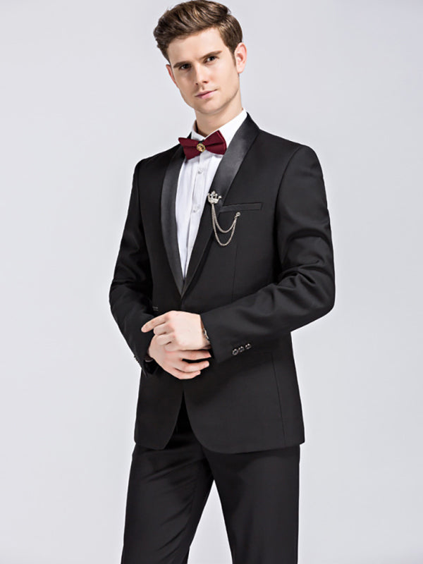 Stacey B's Men's Stylish Lapel Collar Business Suit