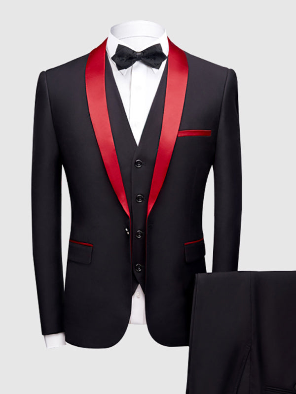 Stacey B's Men's Stylish Lapel Collar Business Suit