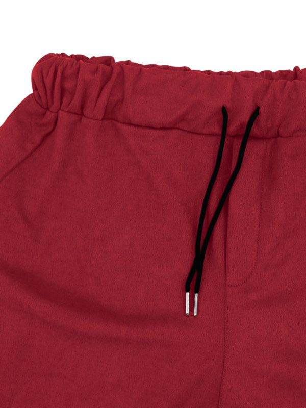 Stacey B's Men's new long-sleeved trousers single-breasted jacket solid color slim two-piece set
