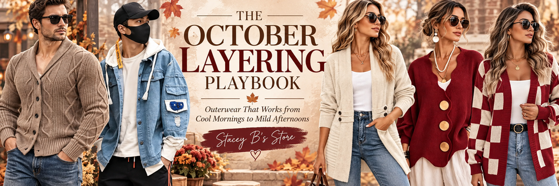The October Layering Playbook: Outerwear That Works from Cool Mornings to Mild Afternoons