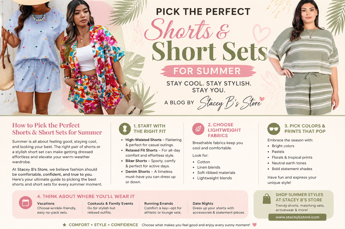 How to Pick the Perfect Shorts & Short Sets for Summer 2026