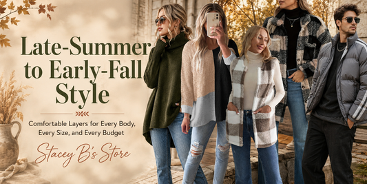 Late-Summer to Early-Fall Fashion 2026: Easy Layering for Every Body | Stacey B’s Store