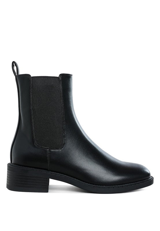 Stacey B's Tripoli Stacked Heel Chelsea Boots