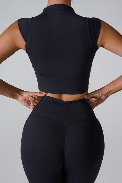 Stacey B's Mock Neck Active Tank