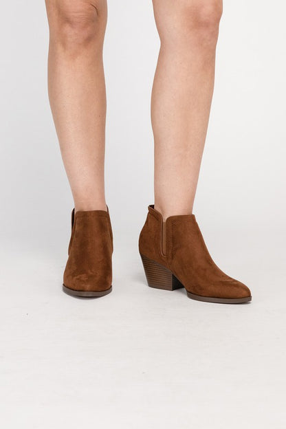 Stacey B's GWEN Suede Ankle Boots