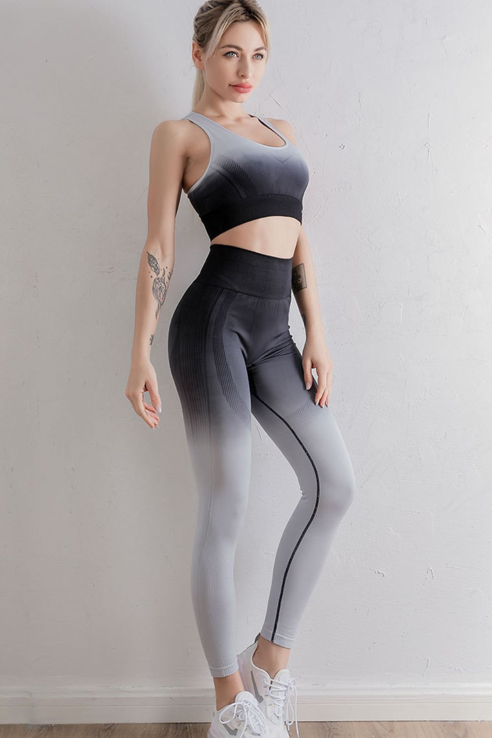 Stacey B's Gradient Sports Bra and Leggings Set