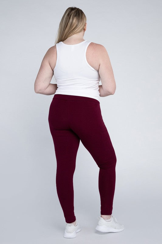 Stacey B's Plus Everyday Leggings with Pockets