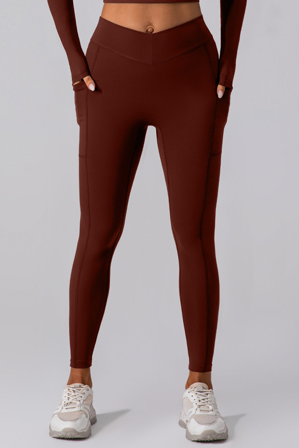 Stacey B's High Waist Active Leggings with Pockets