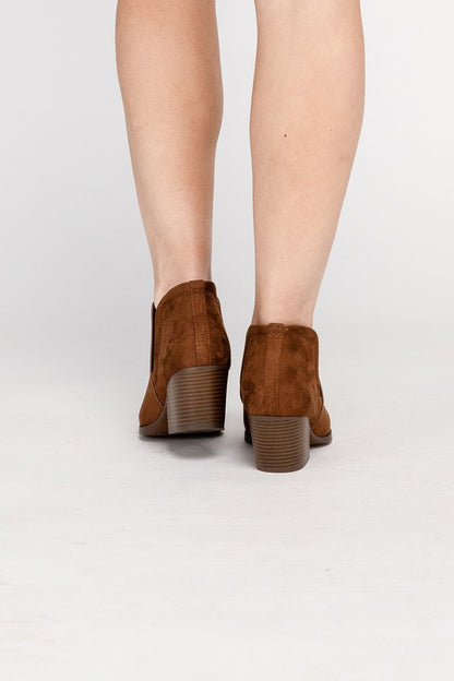 Stacey B's GWEN Suede Ankle Boots