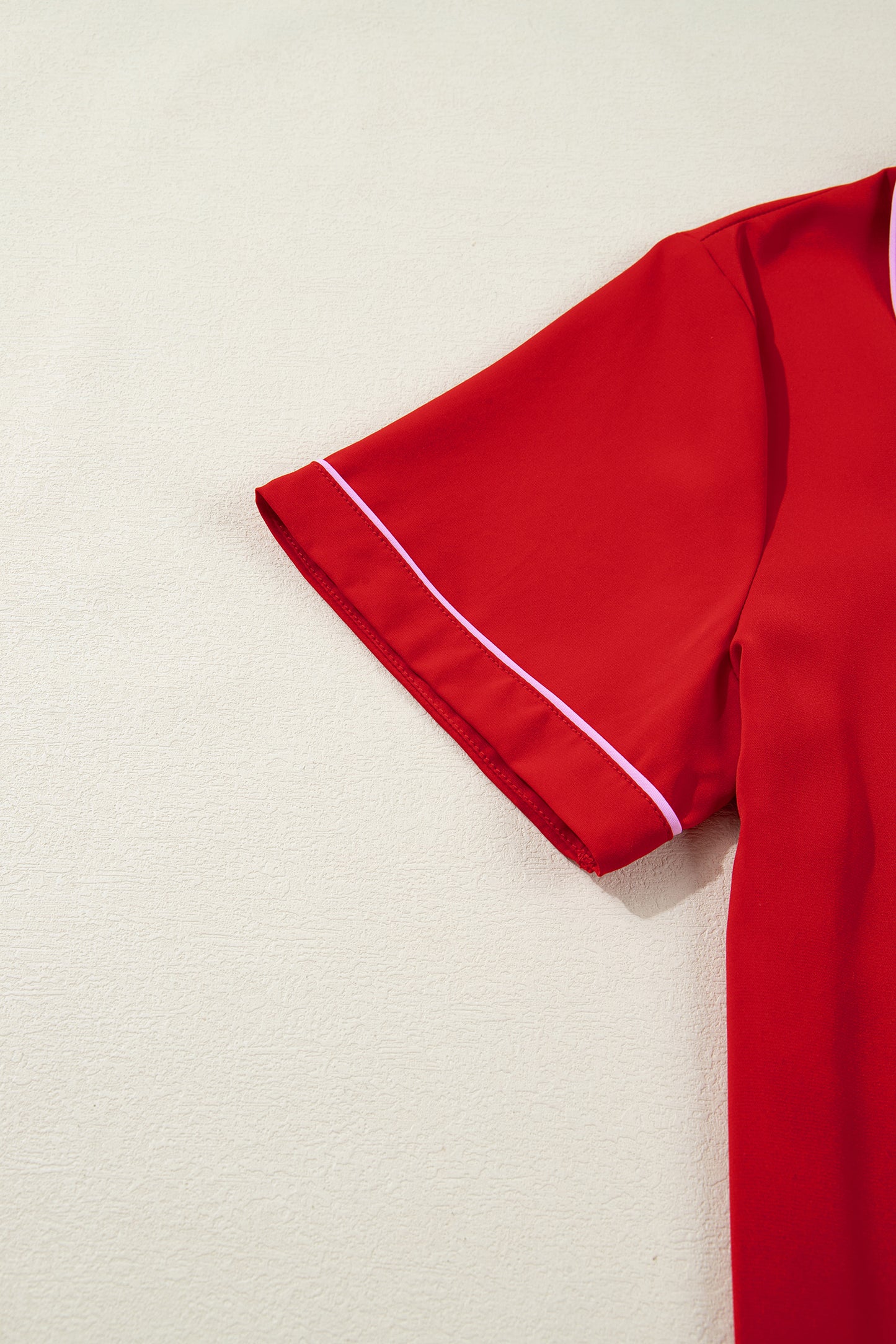 Stacey B's Red Dotted Heart Festive Valentine Blouse