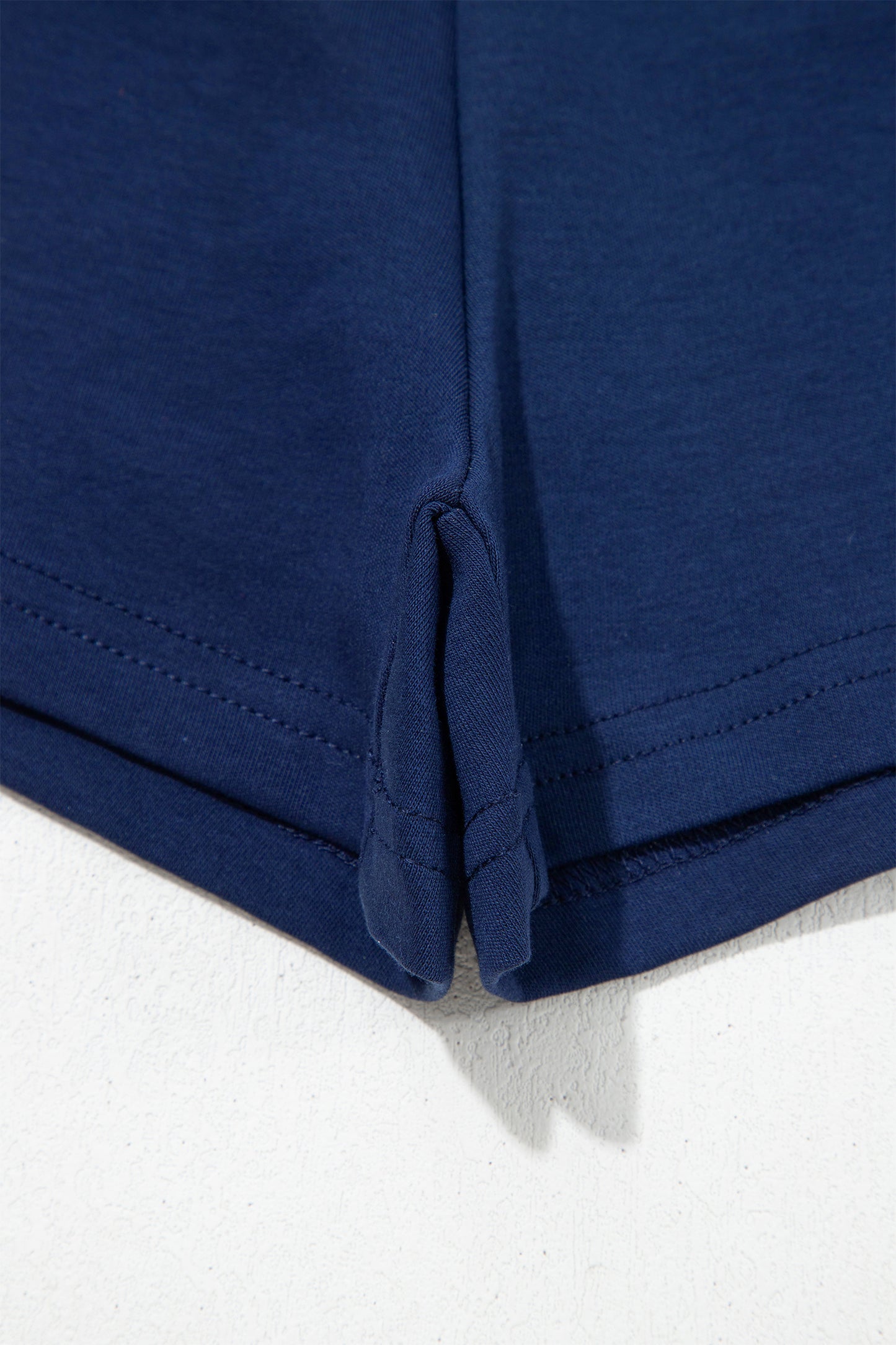 Stacey B's Dirty blue Contrast Trim U Neck Sleeveless Mini Dress