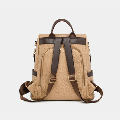 Stacey B's PU Leather Backpack Bag