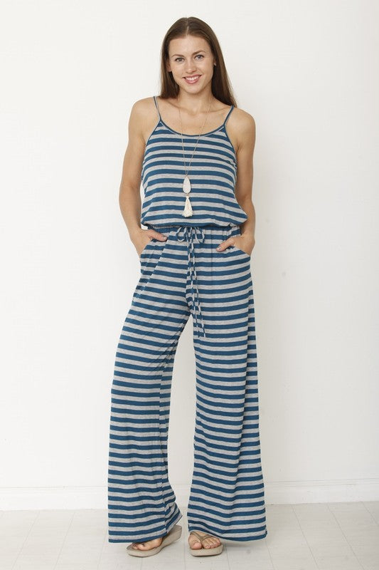 Stacey B's stripe jumpsuit