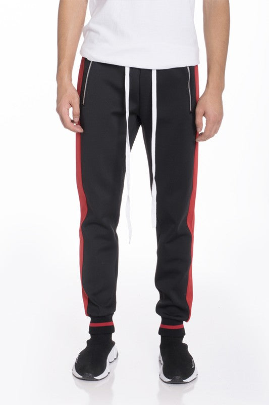 Stacey B's  Mens Heavy Weight Single Stripe Jogger