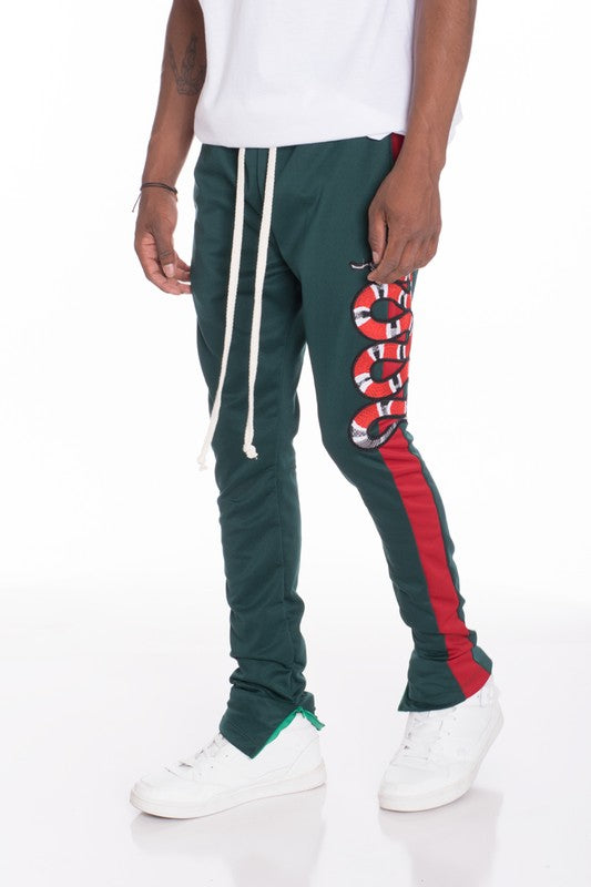 Stacey B's Snake Patched Track Pants