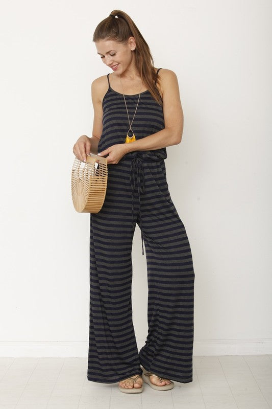 Stacey B's stripe jumpsuit