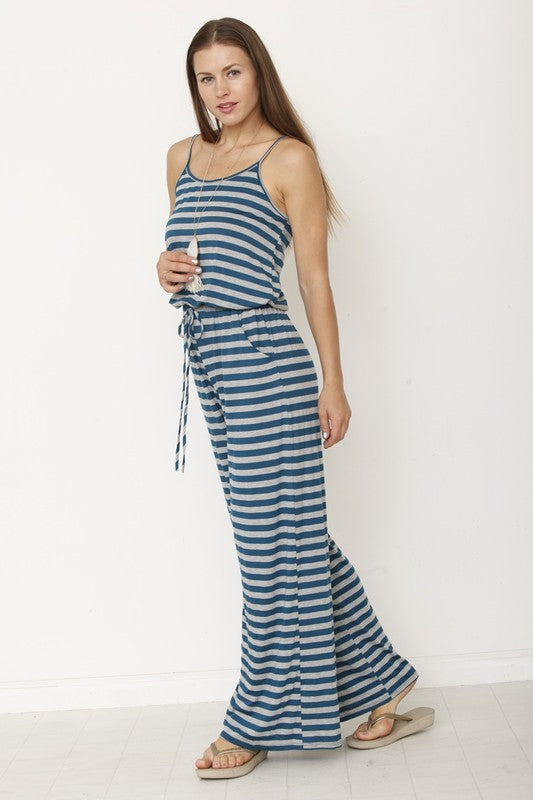 Stacey B's stripe jumpsuit